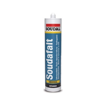 Siyah Soudal Soudafalt 310 Bitüm Mastik 280 ML (15 li Koli)